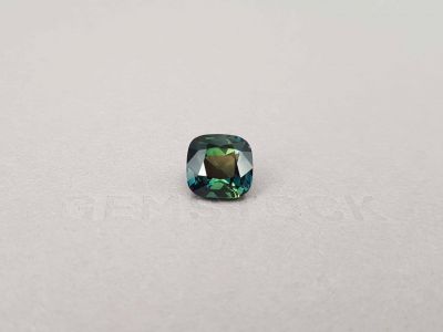 Зеленый сапфир в огранке кушон 8,52 карат photo