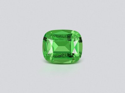 Гранат цаворит Intense Green в огранке кушон 1,22 карата, Танзания  photo