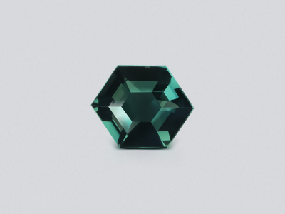 Сапфир Teal в огранке гексагон 1,02 карат, Мадагаскар photo