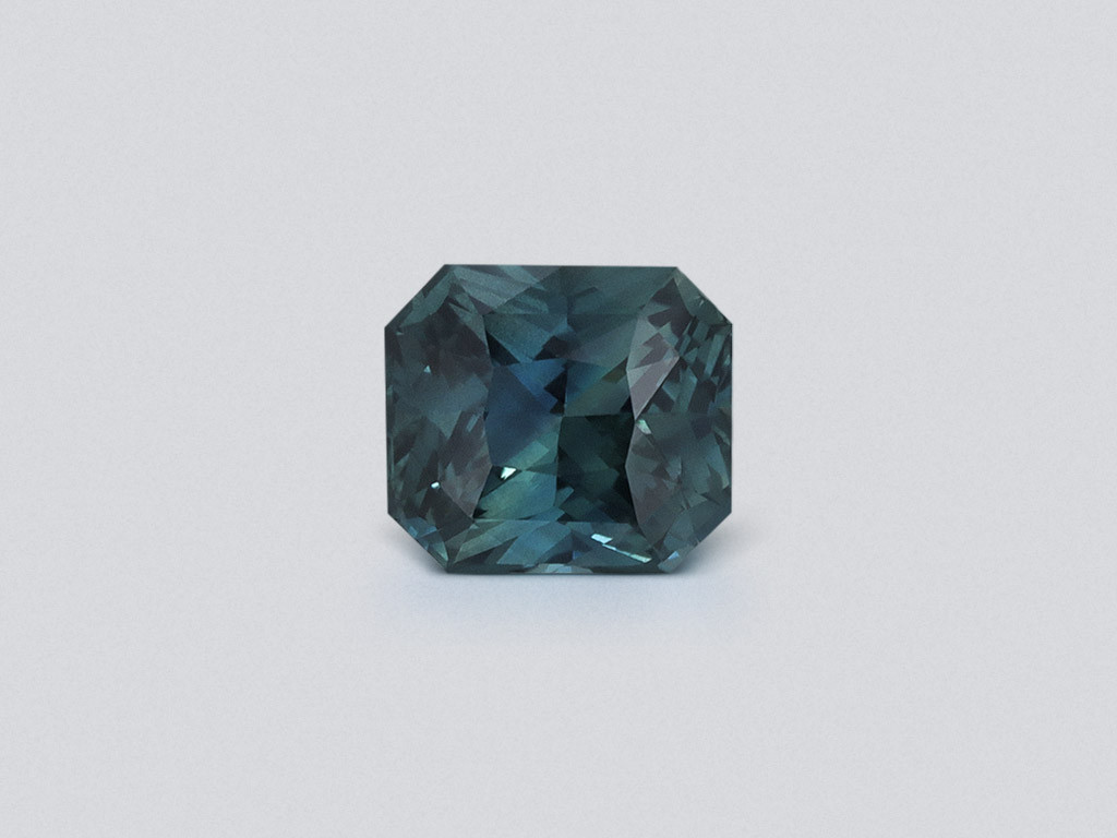 Негретый сапфир Teal в огранке радиант 3,02 карат, Шри-Ланка Изображение №1