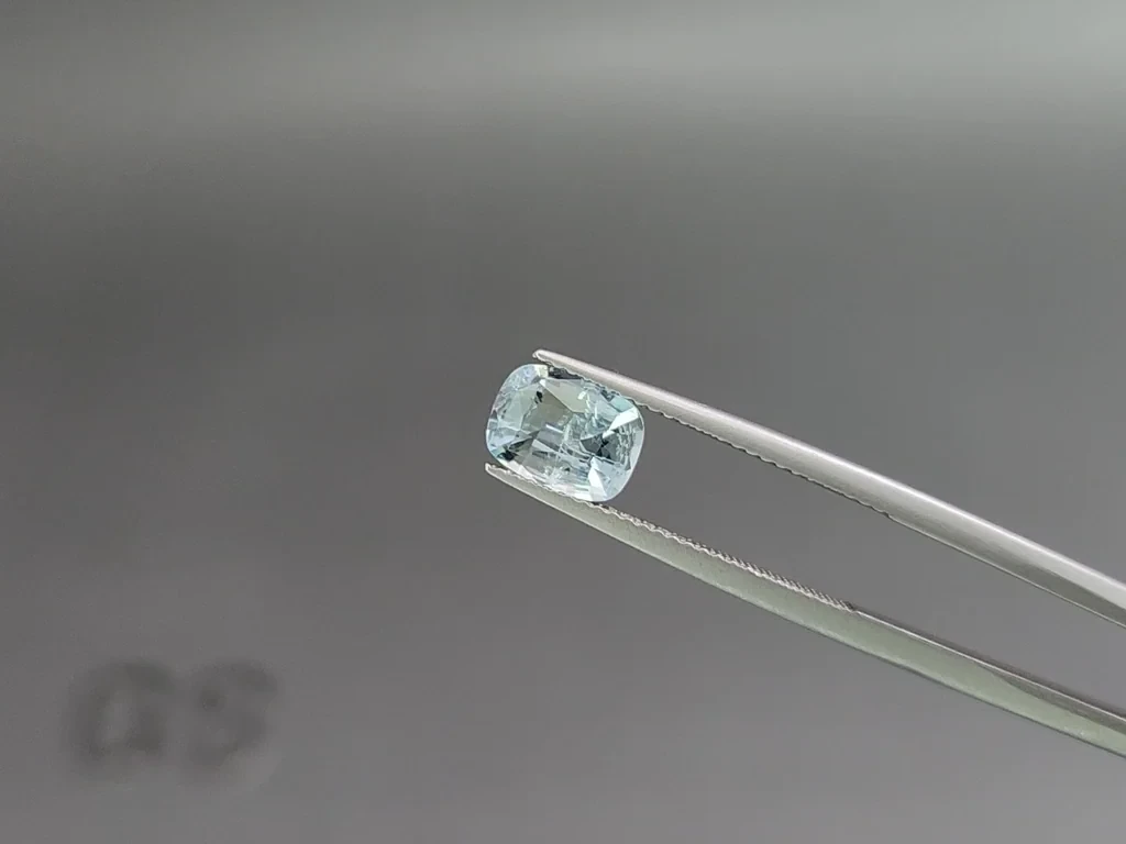 Сет аквамаринов в огранке кушон 2,56 карат, Мадагаскар Изображение №3