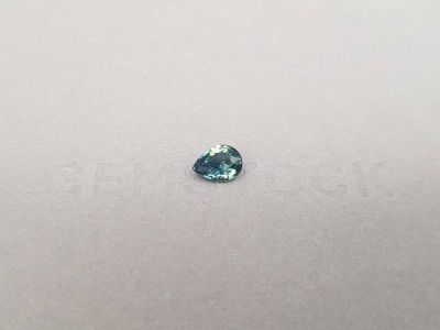 Двухцветный сапфир в огранке груша 1,05 карат, Мадагаскар  photo