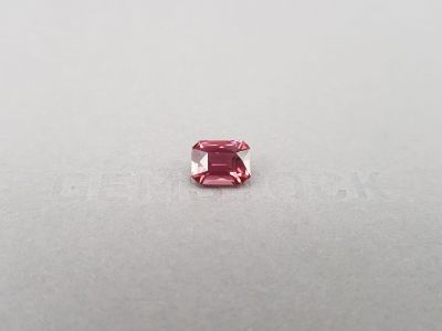 Насыщенно-розовый рубеллит в огранке октагон 2,84 карата photo