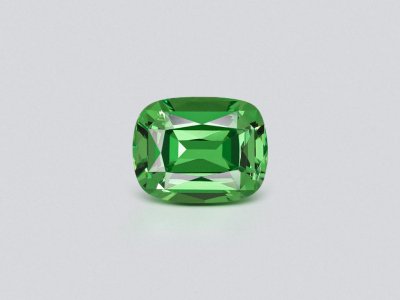 Гранат цаворит Intense Green в огранке кушон 1,65 карата, Танзания  photo