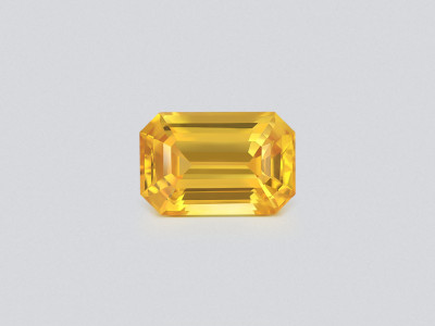 Сапфир Vivid Yellow в огранке октагон 5,01 карат, Шри-Ланка photo