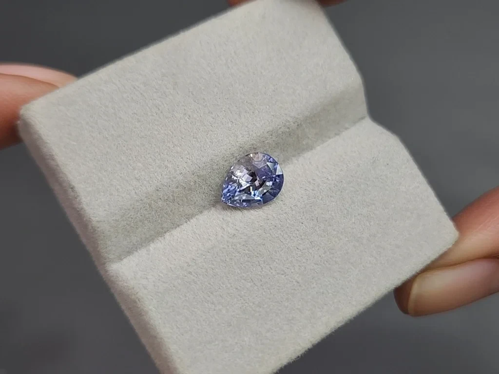 Сапфир Bi-color в огранке груша 2.04 карат, Шри-Ланка Изображение №4