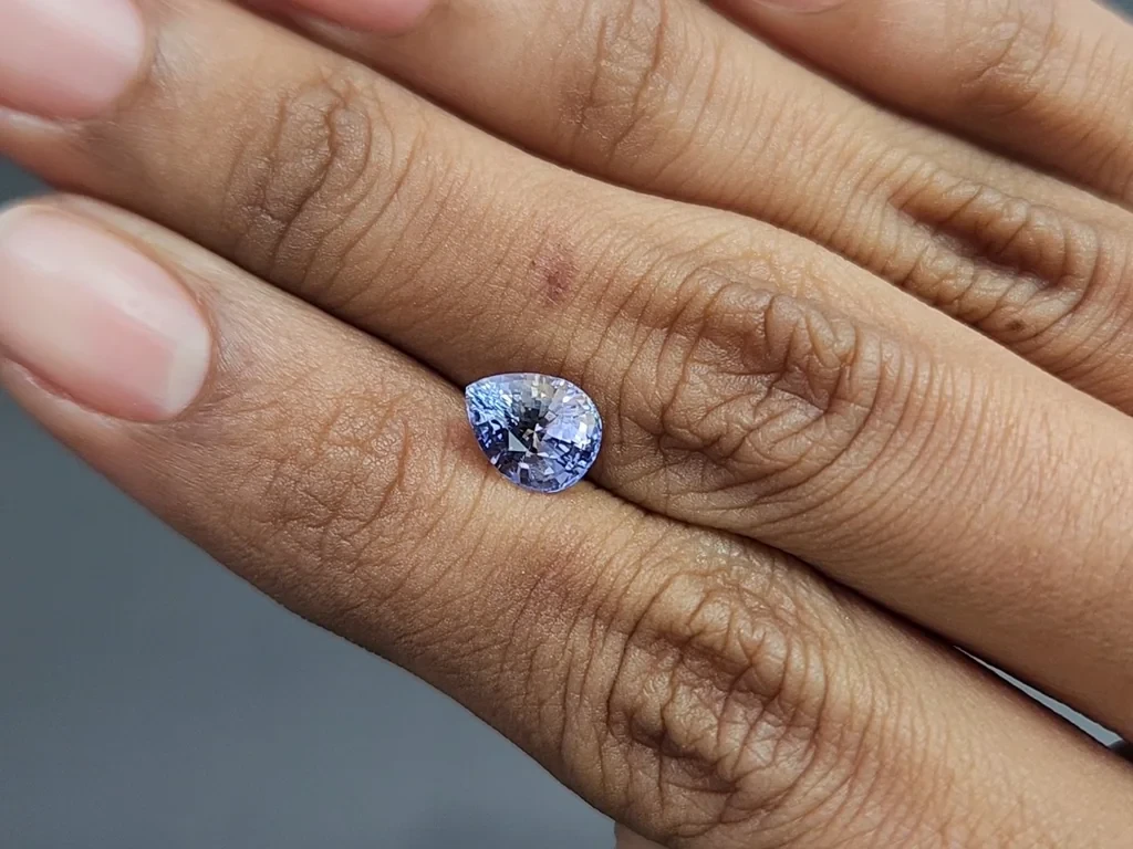 Сапфир Bi-color в огранке груша 2.04 карат, Шри-Ланка Изображение №2