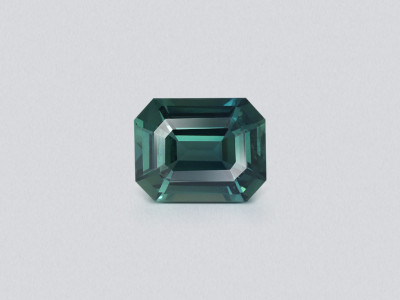 Негретый сапфир Teal в огранке октагон 1,03 карат, Мадагаскар photo
