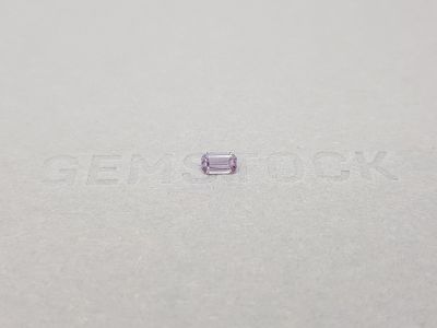 Светло-фиолетовая шпинель в огранке октагон 0,26 карат photo