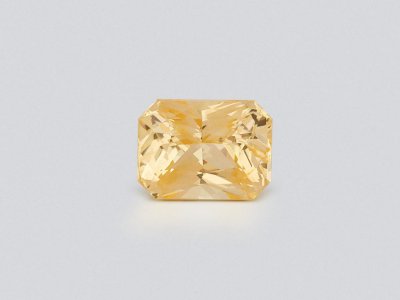 Негретый сапфир Pastel Yellow в огранке радиант 2,03 карата, Шри-Ланка photo