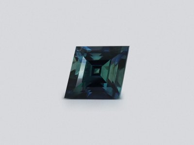 Негретый сапфир Teal в огранке кайт 2,01 карат, Шри-Ланка photo