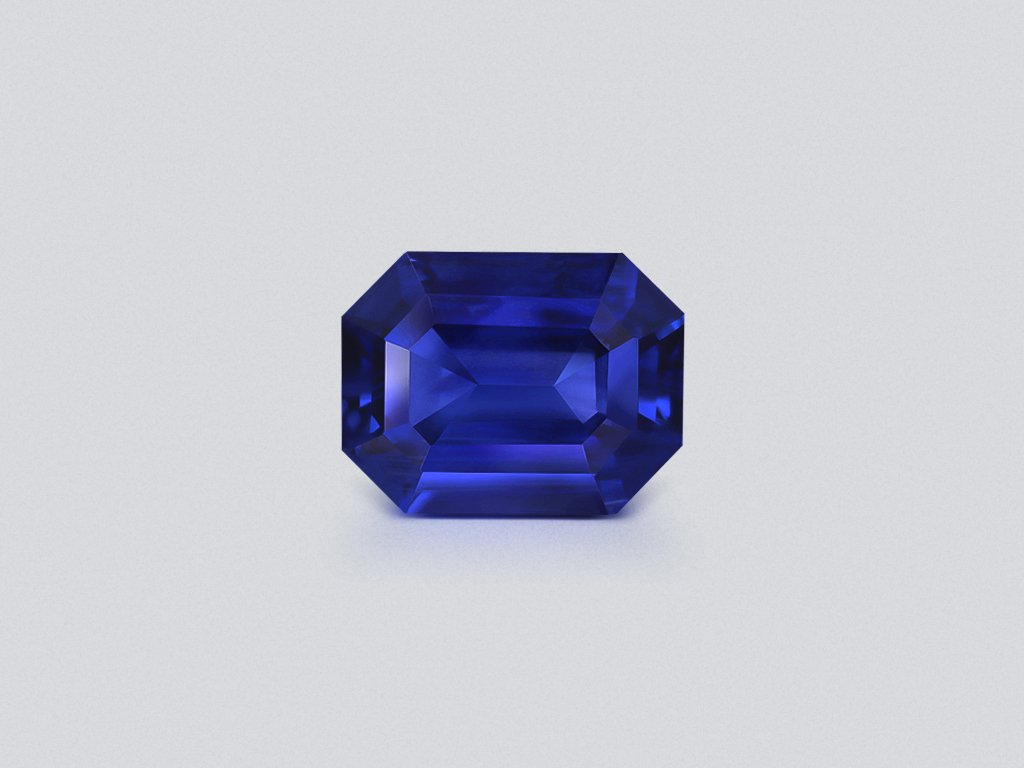 Сапфир Royal Blue в огранке октагон 3,14 карат, Шри-Ланка Изображение №1