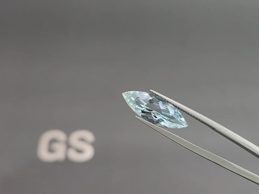 Сет из аквамаринов  Santa Maria в огранке груша и маркиз 7,53 карат, Мозамбик Изображение №3