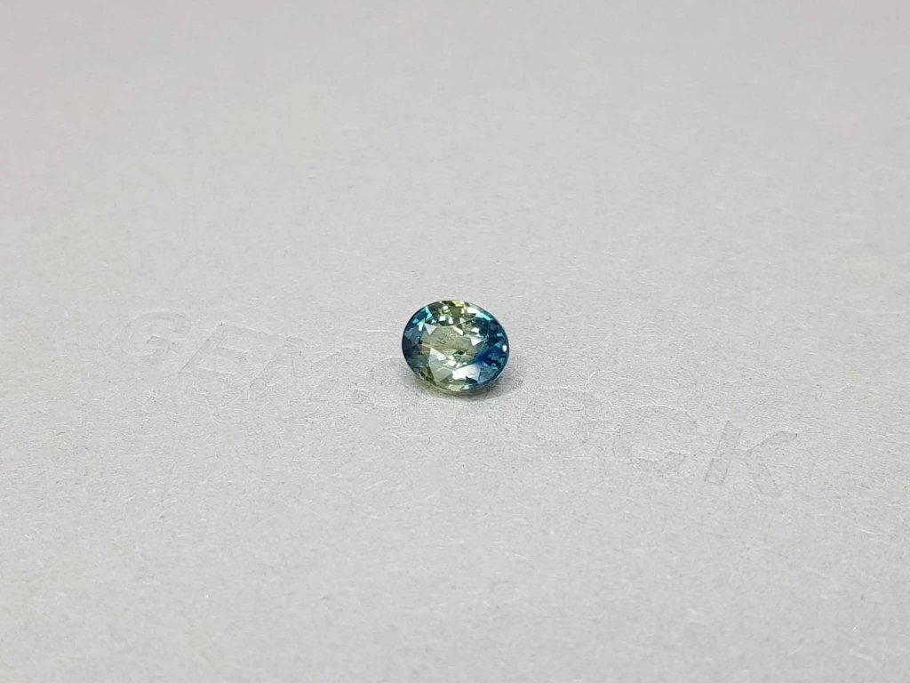 Teal cапфир в гранке овал 2,01 карат, Мадагаскар  Изображение №3