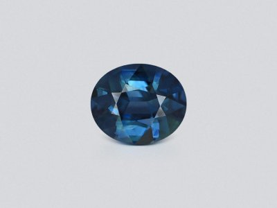 Негретый сапфир Teal в огранке овал 1,10 карата, Мадагаскар photo