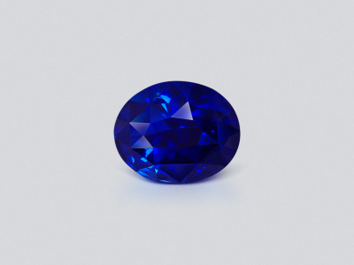 Сапфир Royal Blue в огранке овал 3,02 карат, Шри-Ланка  photo