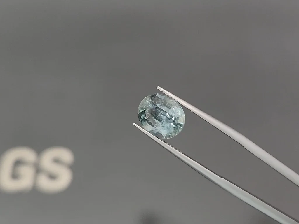 Сапфир Teal в огранке овал 4,79 карат, Шри-Ланка Изображение №3