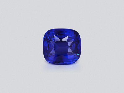 Сапфир Royal Blue в огранке кушон 13,12 карат, Шри-Ланка  photo