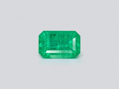 Изумруд Intense Green в огранке октагон 1,25 карата, Панджшер photo