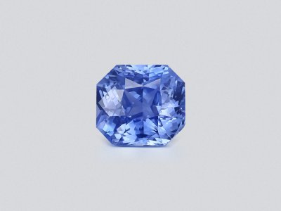 Сапфир Cornflower Blue в огранке радиант 5,00 карата, Шри-Ланка photo
