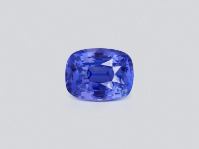 Негретый синий сапфир Cornflower в огранке кушон 5,53 карата, Шри-Ланка photo