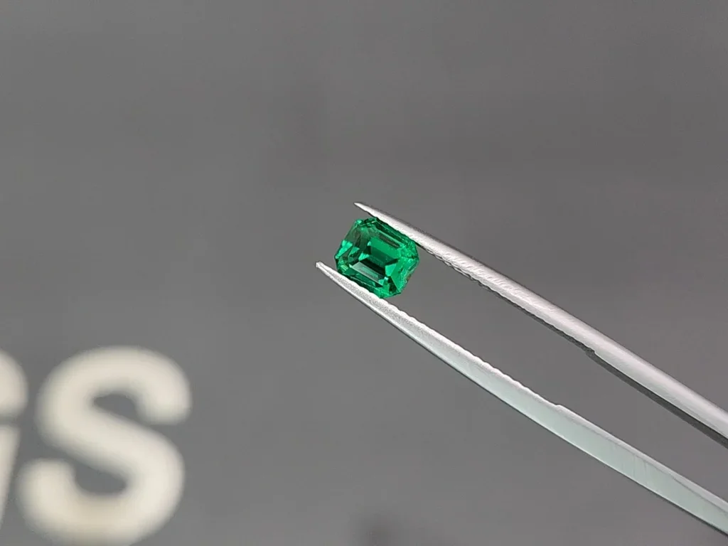Изумруд Vivid Green в огранке октагон 1,06 карата, Панджшер Изображение №3