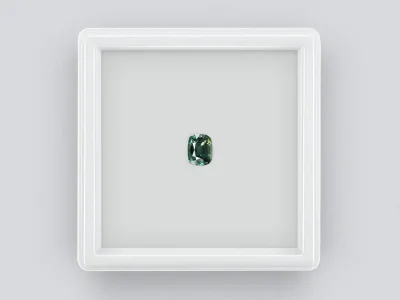 Негретый сапфир цвета Teal 0,97 карат, Мадагаскар photo