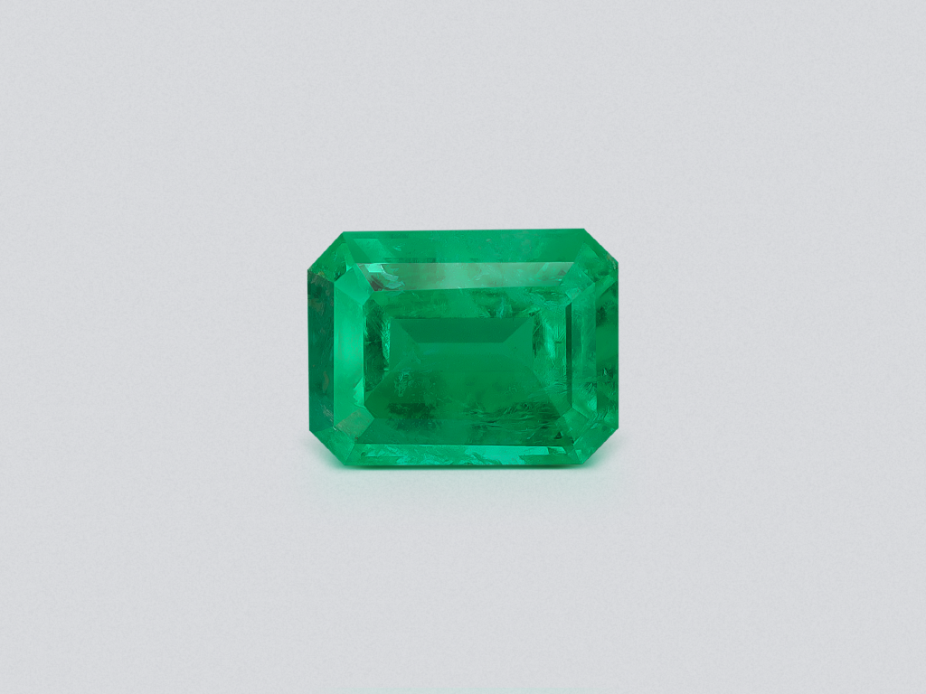 Изумруд Vivid Green в огранке октагон 1,54 карата, Пакистан Изображение №1