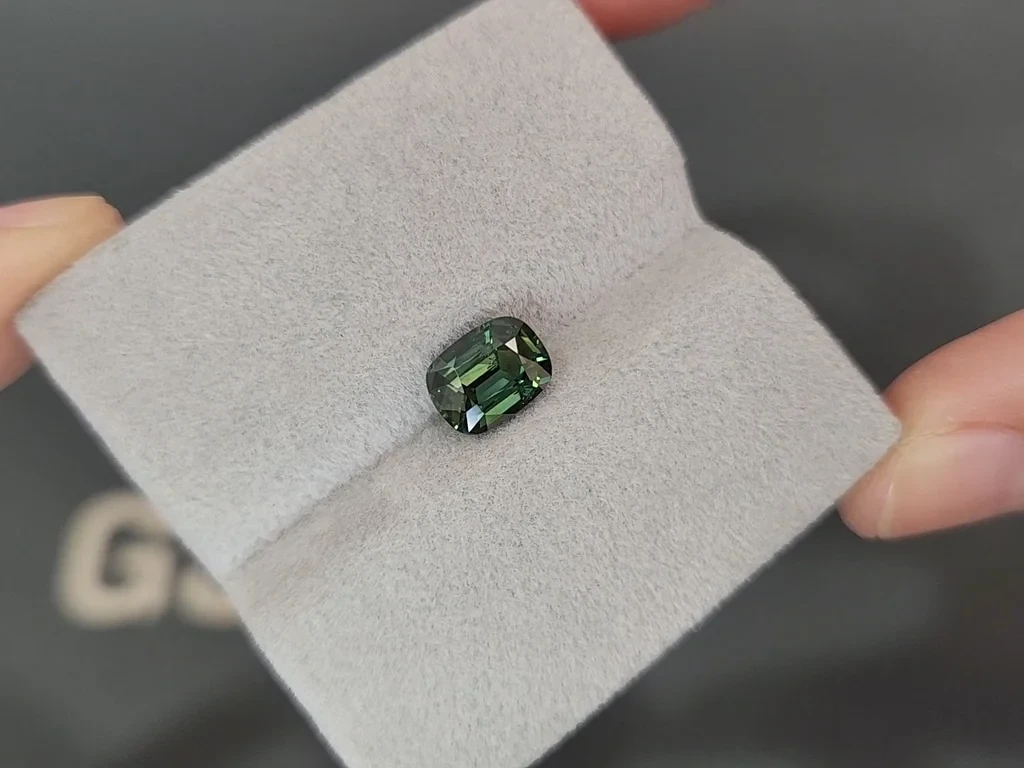 Сапфир Teal в огранке кушон 1,99 карат, Мадагаскар Изображение №4