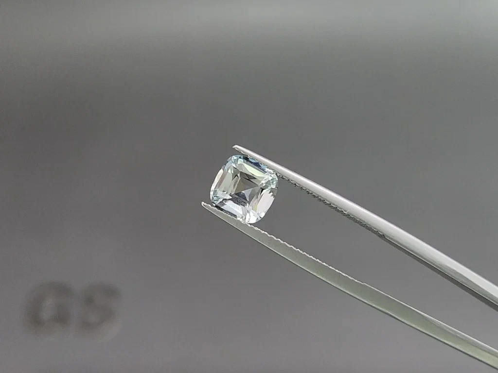 Сет аквамаринов в огранке кушон 3,70 карат, Мадагаскар Изображение №2