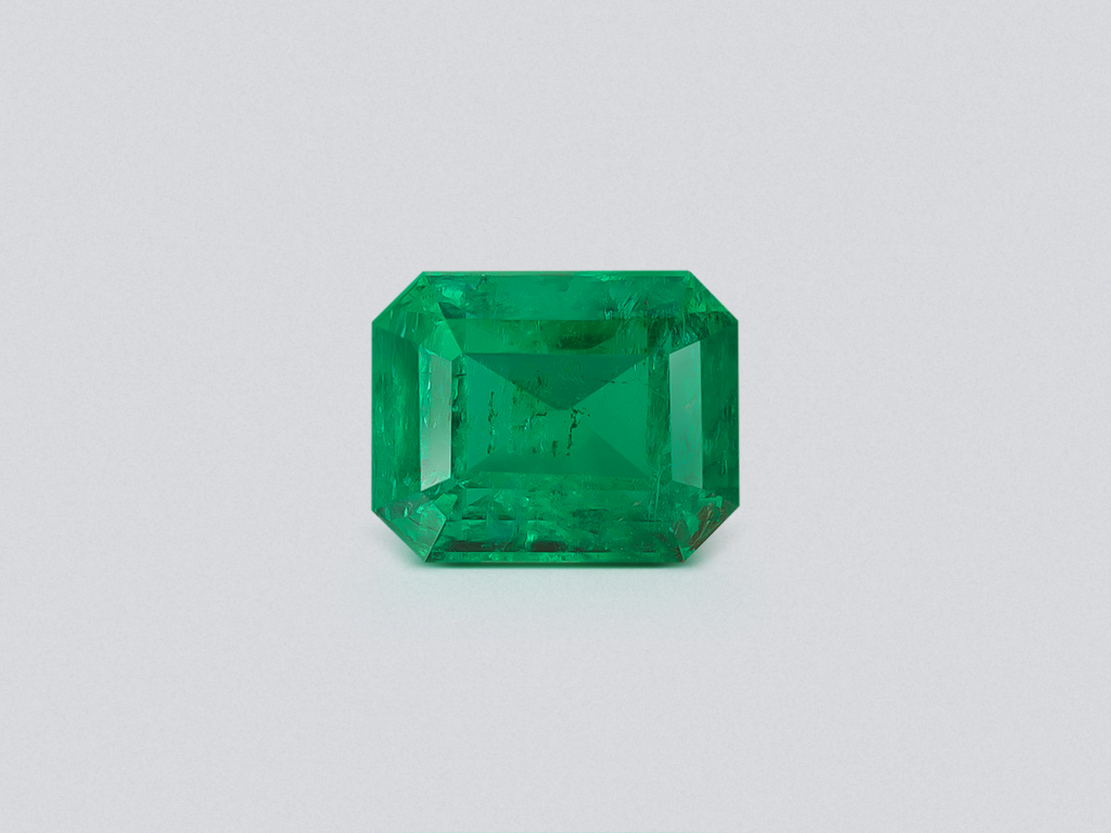 Изумруд Vivid Green в огранке октагон 1,09 карата, Панджшер Изображение №1