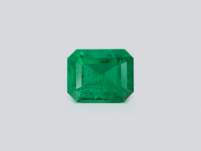 Изумруд Vivid Green в огранке октагон 1,09 карата, Панджшер photo