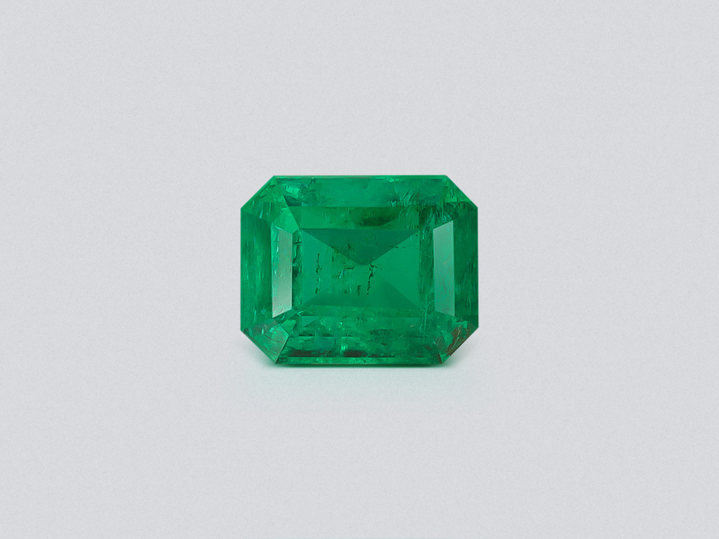 Изумруд Vivid Green в огранке октагон 1,09 карата, Панджшер Изображение №1