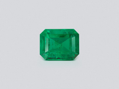 Изумруд Vivid Green в огранке октагон 1,09 карата, Панджшер photo
