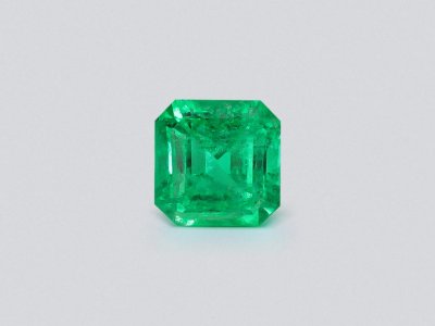 Изумруд Vivid Green в огранке ашер 1,13 карата, Панджшер photo