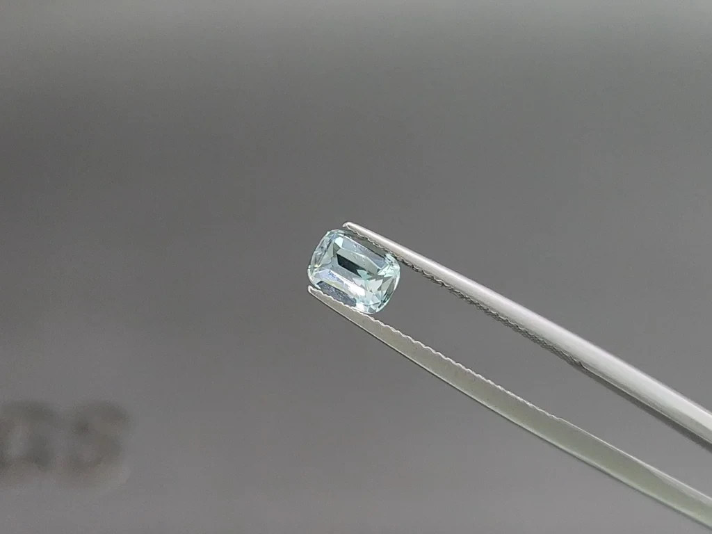 Сет аквамаринов в огранке кушон 1,25 карат, Мадагаскар Изображение №2