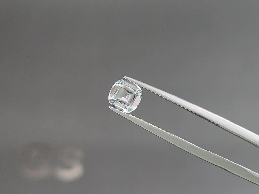 Сет аквамаринов в огранке кушон 2,59 карат, Мадагаскар Изображение №3