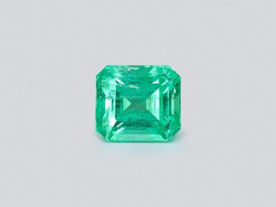 Изумруд Intense Green в огранке октагон 1,56 карата, Панджшер photo