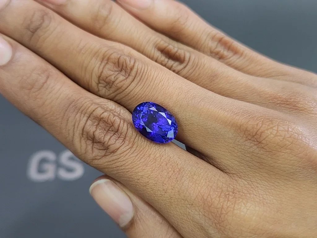 Танзанит в огранке овал 7,95 карат, Танзания Изображение №2