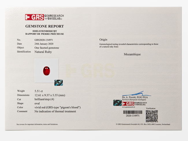 Identification Report GRS фото №1