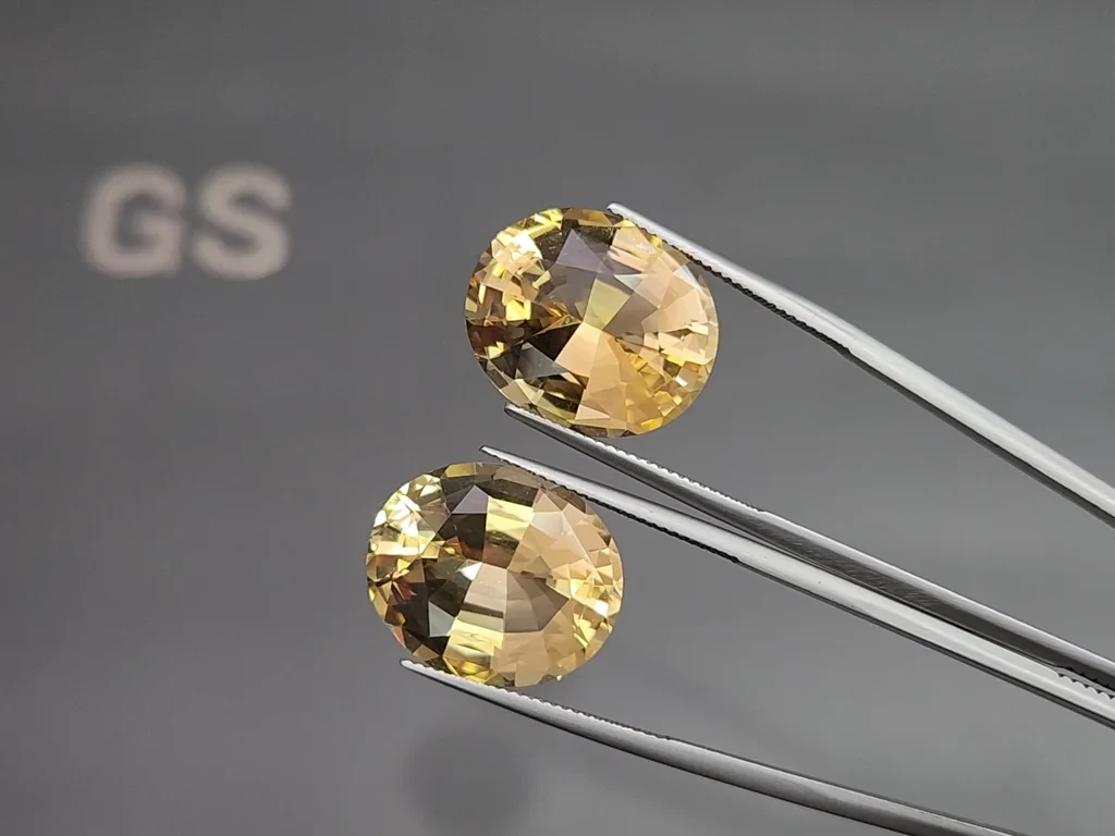 Сет цитринов в высокоточной огранке овал 47,26 карат, Африка Изображение №4