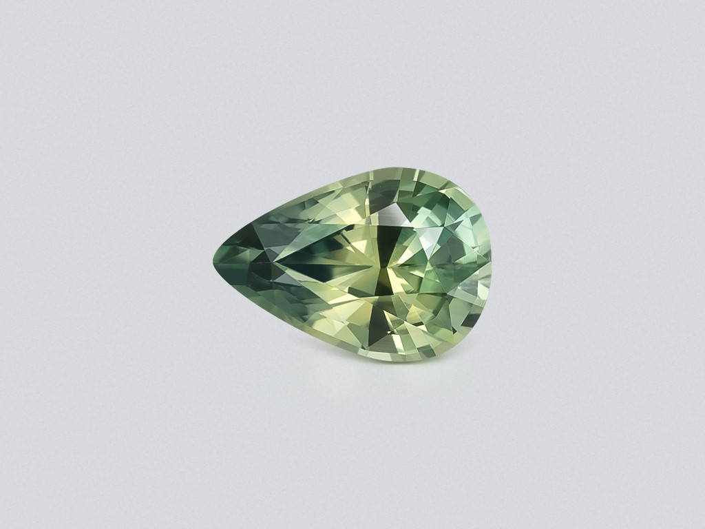 Негретый сапфир Teal в огранке груша 1,18 карат, Шри-Ланка Изображение №1