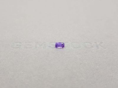 Фиолетовый сапфир в огранке кушон 0,34 карата photo