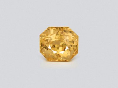 Негретый сапфир Vivid Yellow в огранке радиант 5,52 карата, Шри-Ланка photo