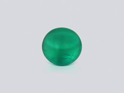 Изумруд  Intense Green в огранке кабошон 2,91 карата, Россия photo
