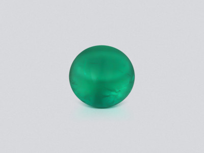 Изумруд  Intense Green в огранке кабошон 2,91 карата, Россия photo