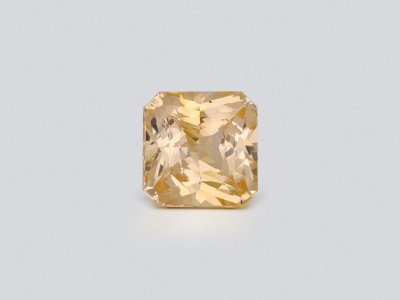 Негретый сапфир Pastel Yellow в огранке радиант 5,08 карата, Шри-Ланка photo