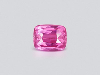 Негретый сапфир Vivid Pink в огранке кушон 3,54 карата, Шри-Ланка  photo