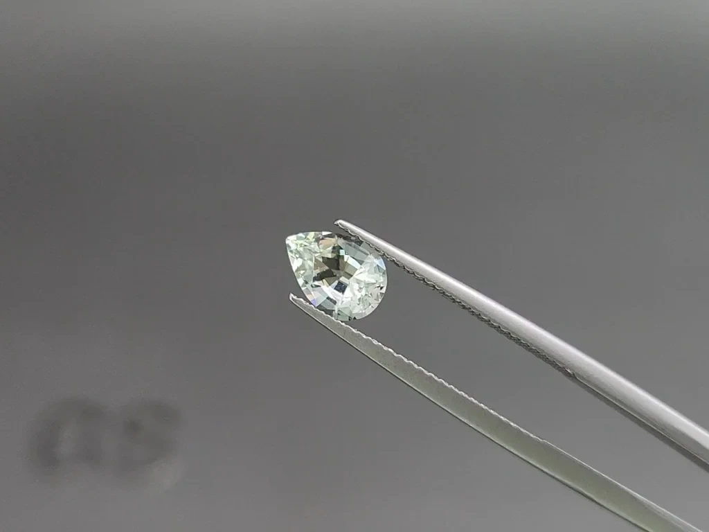 Сет аквамаринов в огранке груша 1,92 карата, Мадагаскар Изображение №3