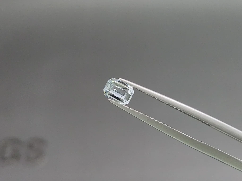 Аквамарин в огранке кушон 0,48 карат, Мадагаскар  Изображение №3